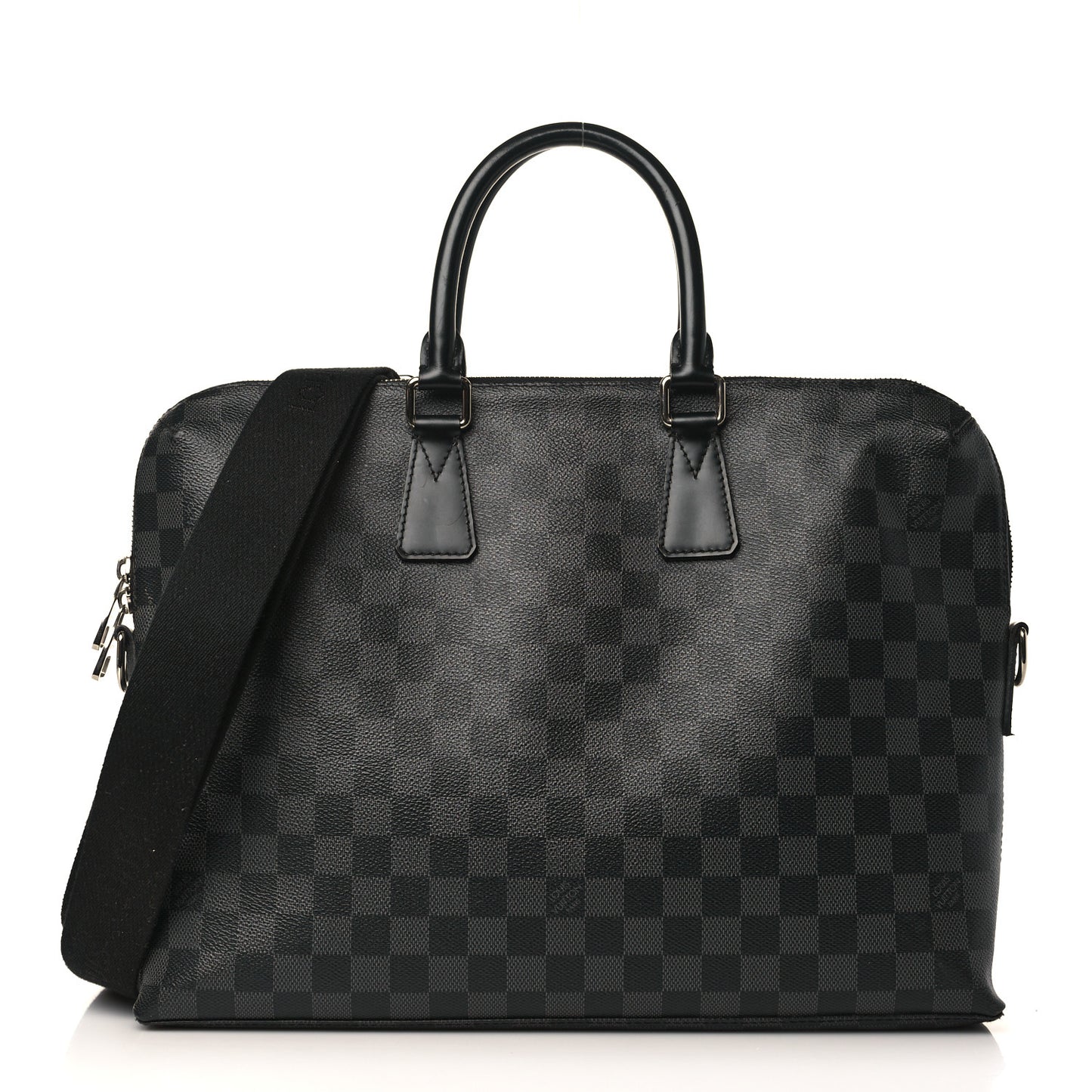 Damier Graphite Porte-Documents Jour