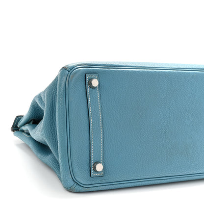 Hermes Togo Birkin 30 Blue Jean 8 of 22