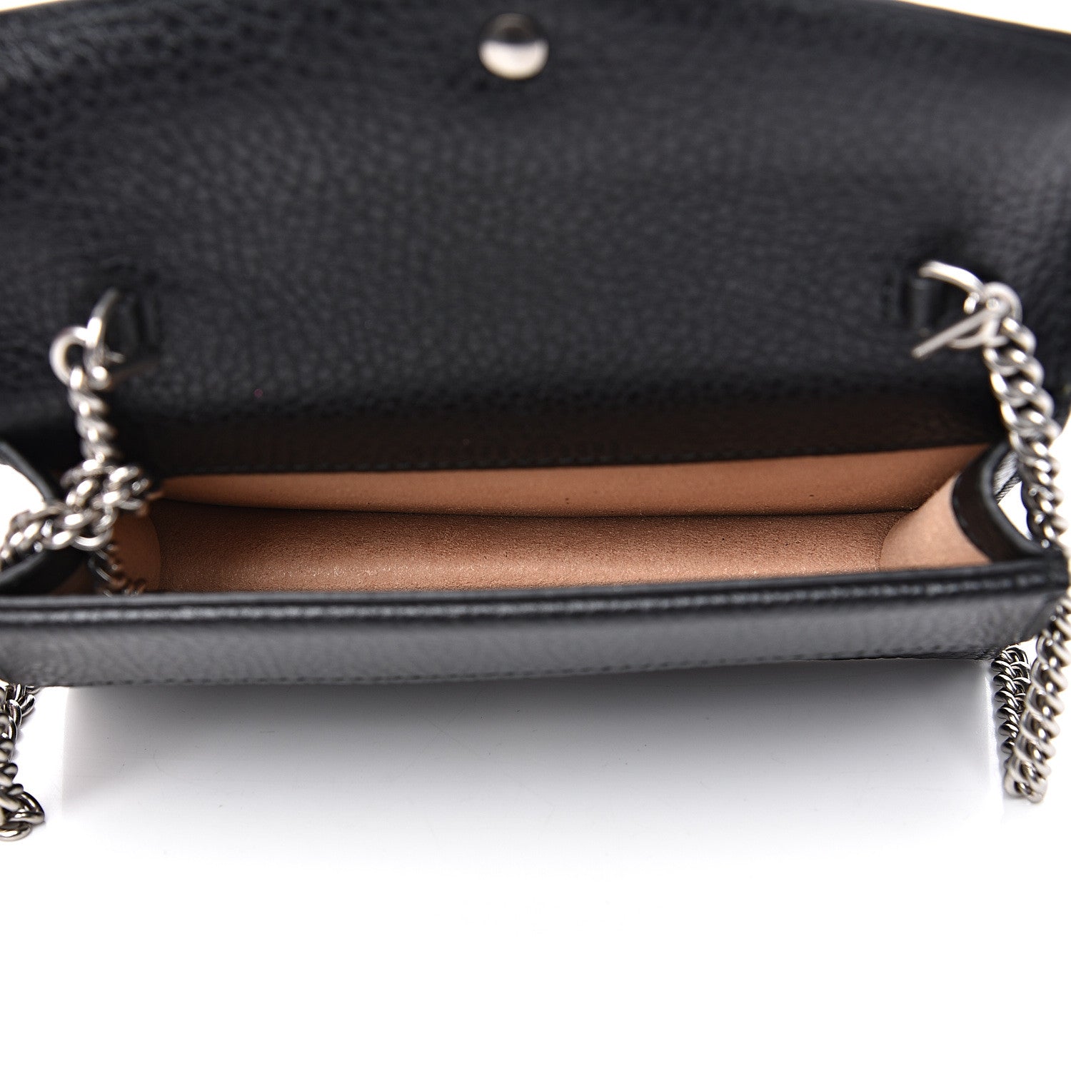 Gucci Calfskin Super Mini Dionysus Shoulder Bag Black 4 of 8