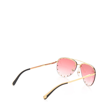 Louis Vuitton The Party Aviator Sunglasses Z2348U Pink 4 of 7