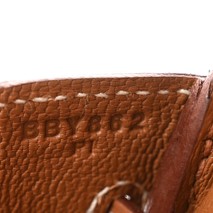 Hermes Togo Birkin 25 Gold 7 of 11