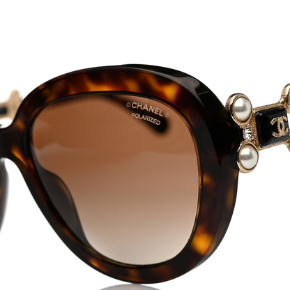 Chanel Pearl Crystal Bijoux Polarized Sunglasses 5335-H-B Tortoise 7 of 8