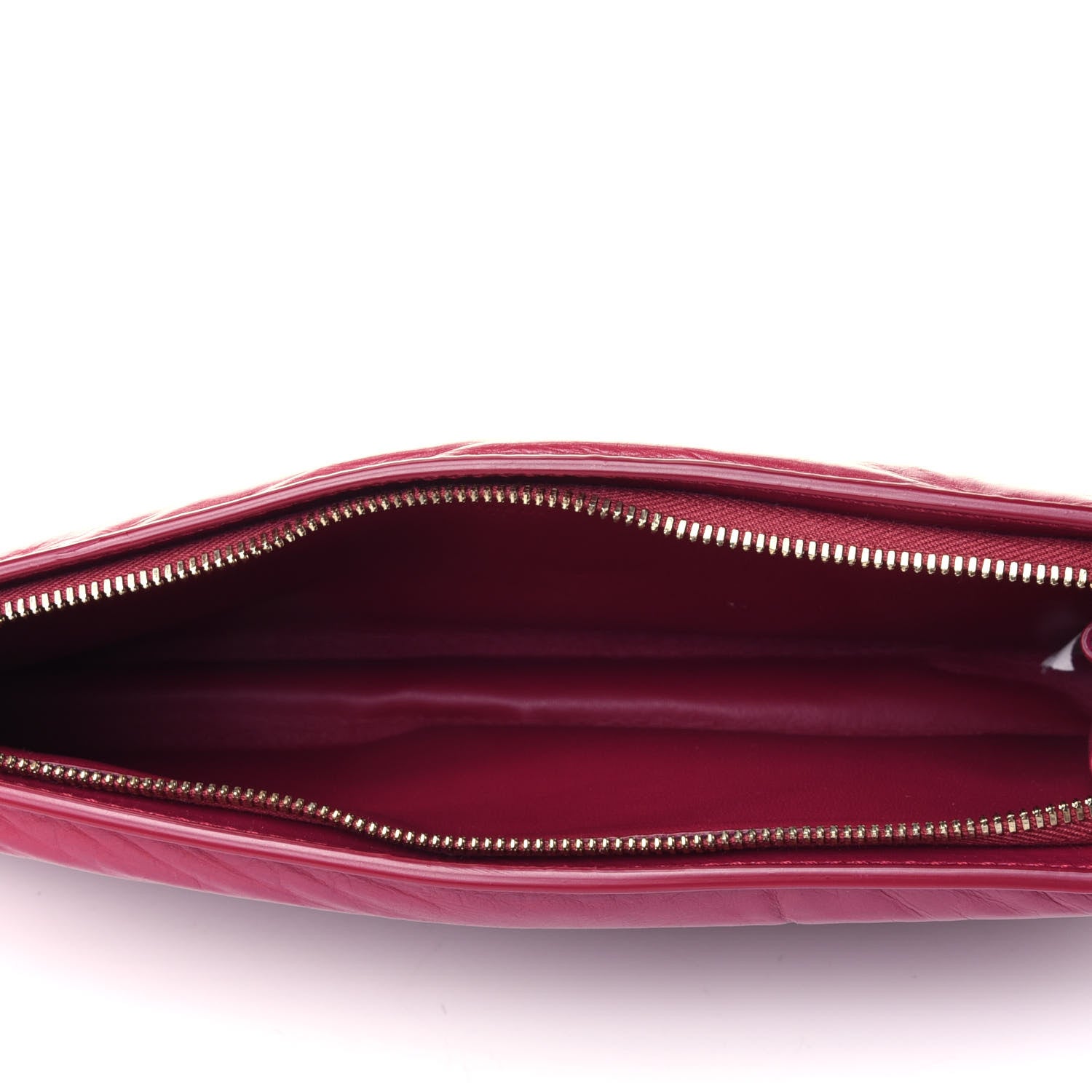 Bottega Veneta Calfskin The Rim Clutch Bordeaux 3 of 4