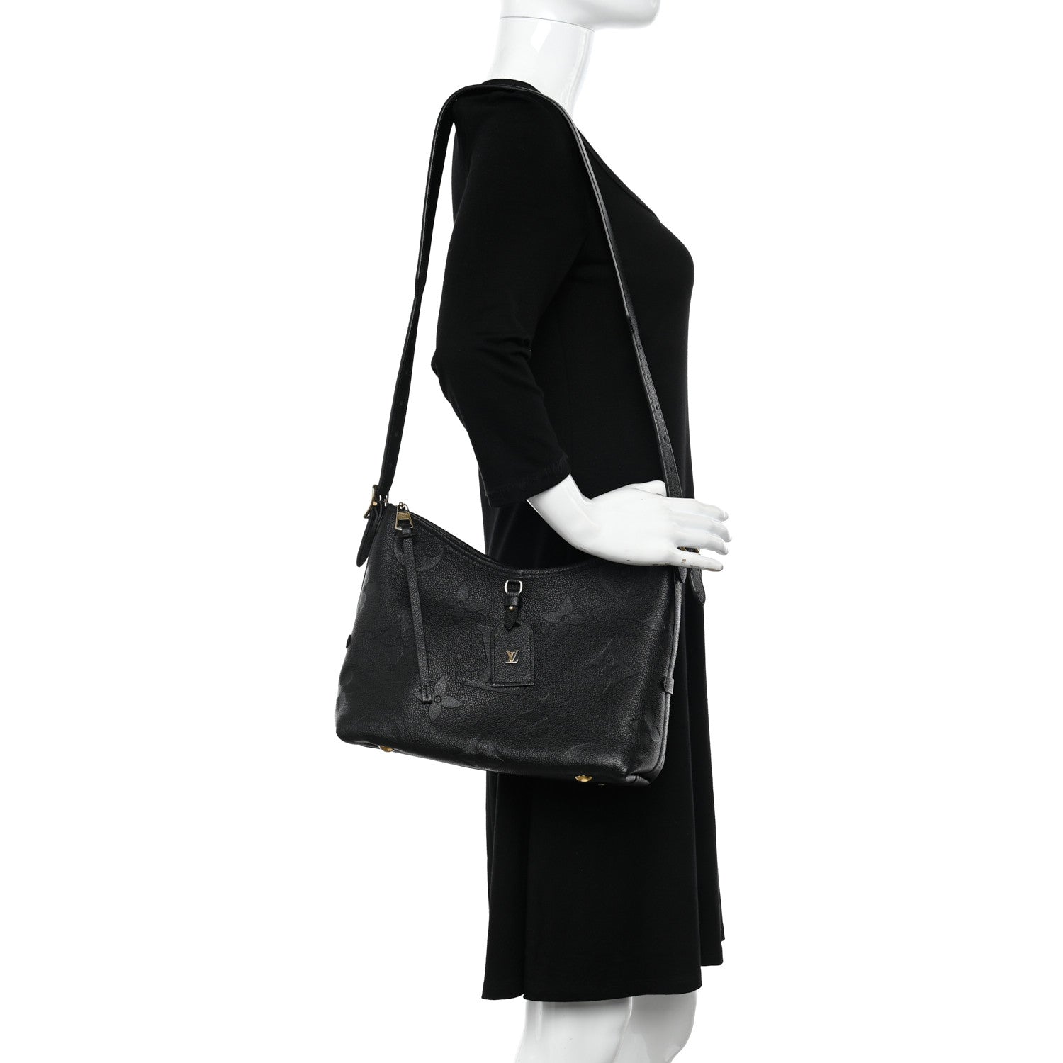 Louis Vuitton Empreinte Carryall PM Black 2 of 9