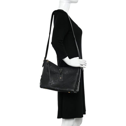 Louis Vuitton Empreinte Carryall PM Black 2 of 9