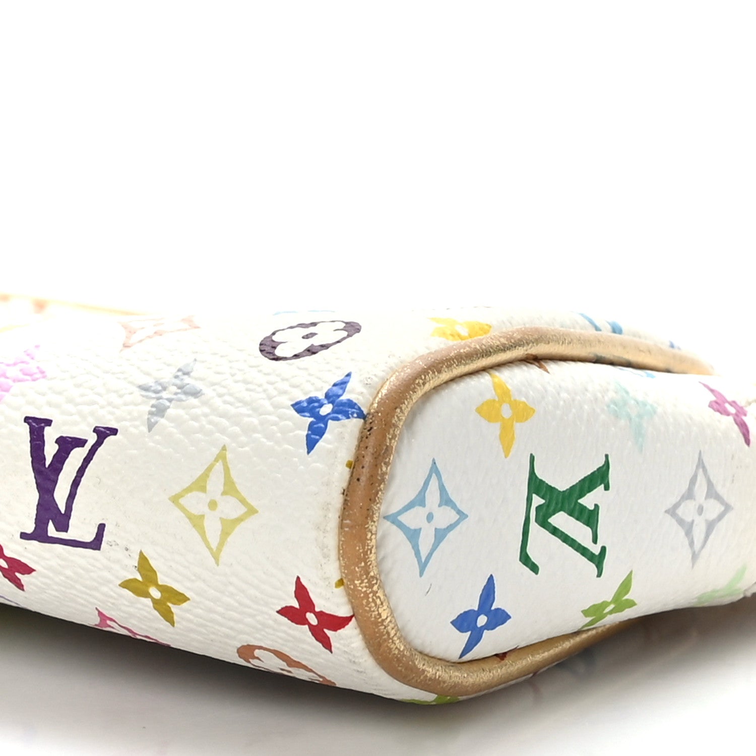 Louis Vuitton Monogram Multicolor Kate Clutch White 8 of 8