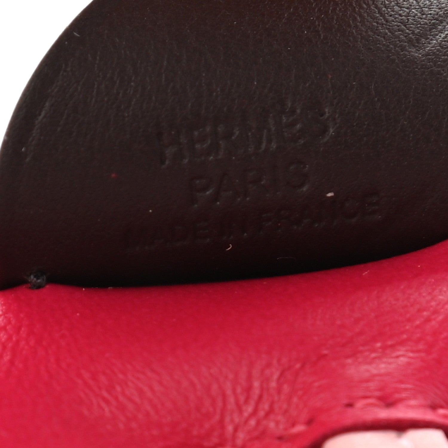 Hermes Milo Lambskin Grigri Rodeo Pegase Horse Bag Charm PM Framboise Rose Sakura Rouge Sellier 3 of 5
