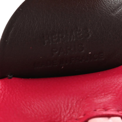Hermes Milo Lambskin Grigri Rodeo Pegase Horse Bag Charm PM Framboise Rose Sakura Rouge Sellier 3 of 5