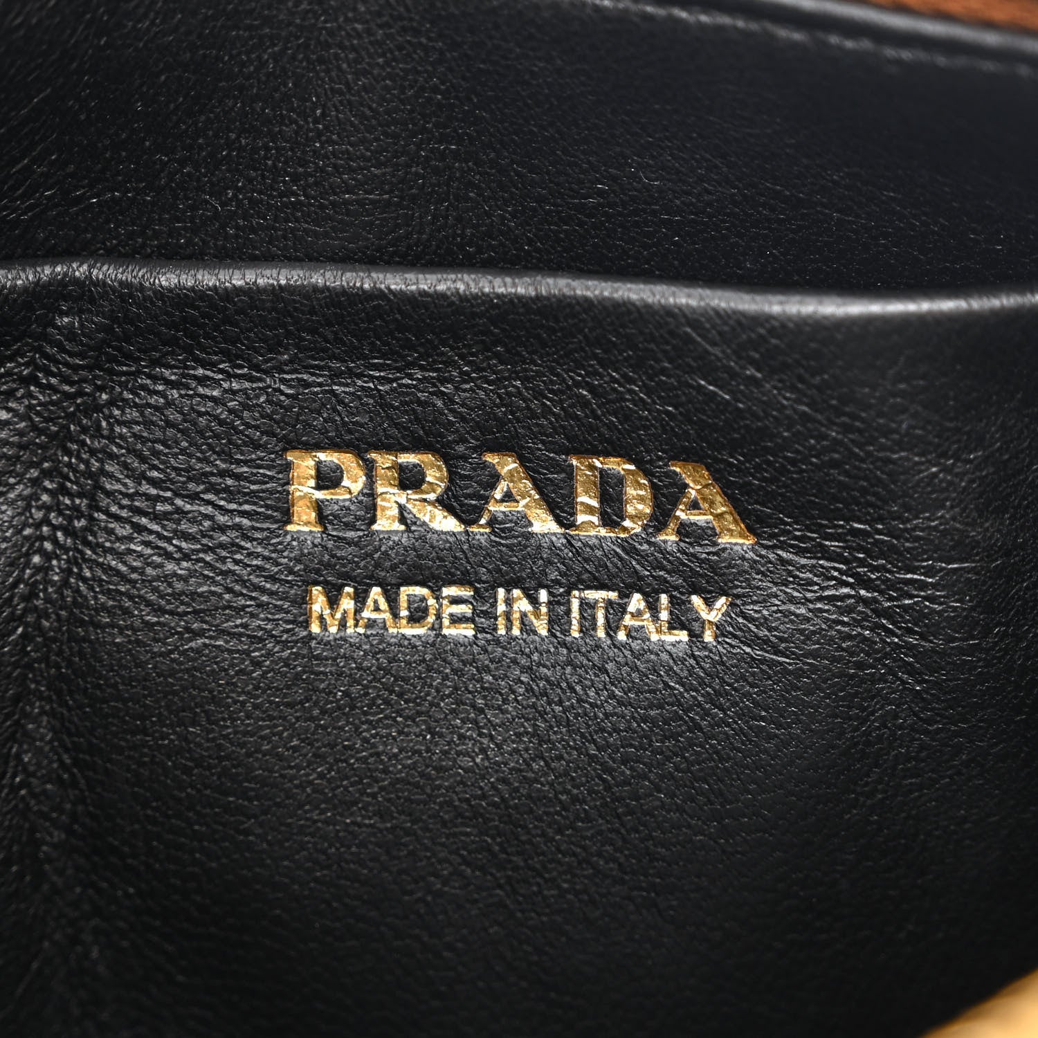 Prada Soft Calfskin Arque Shoulder Bag Cognac 6 of 11