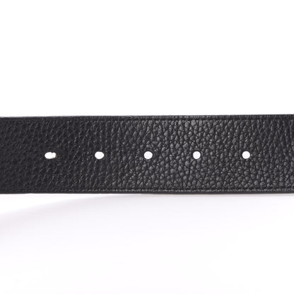 Louis Vuitton Taurillon Calfskin 30mm LV Initiales Reversible Belt 90 36 Black 5 of 10