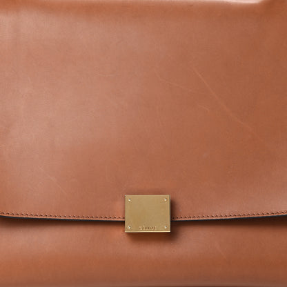Celine Natural Calfskin Suede Medium Trapeze Tan 7 of 22