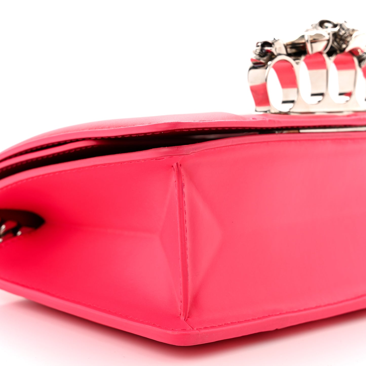 Calfskin Small Slash Bag Fuscia Lipstick