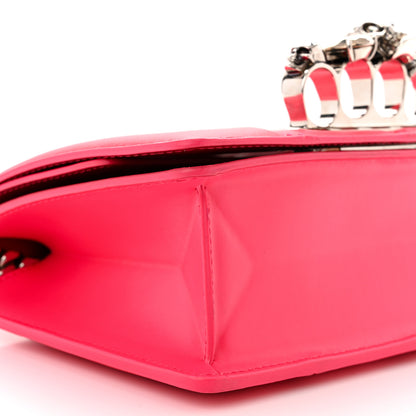 Alexander McQueen Calfskin Small Slash Bag Fuscia Lipstick 8 of 10