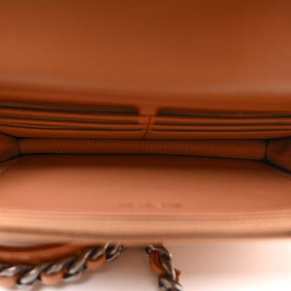 Chanel Lambskin Quilted Chanel 19 Wallet On Chain WOC Brown 5 of 11