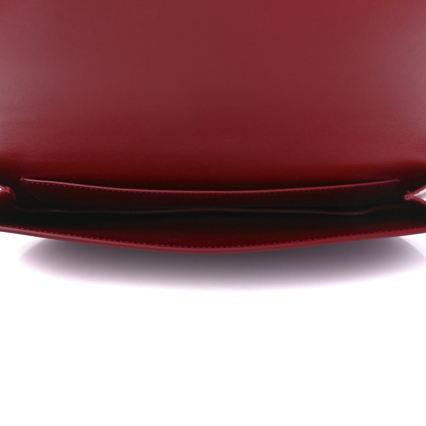 Calfskin Large Greca Goddess Clutch Red