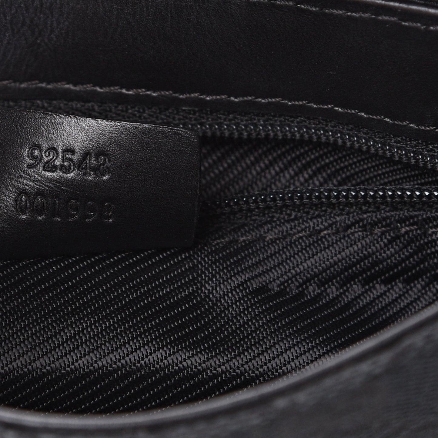 GG Monogram Web Flight Belt Bag Black