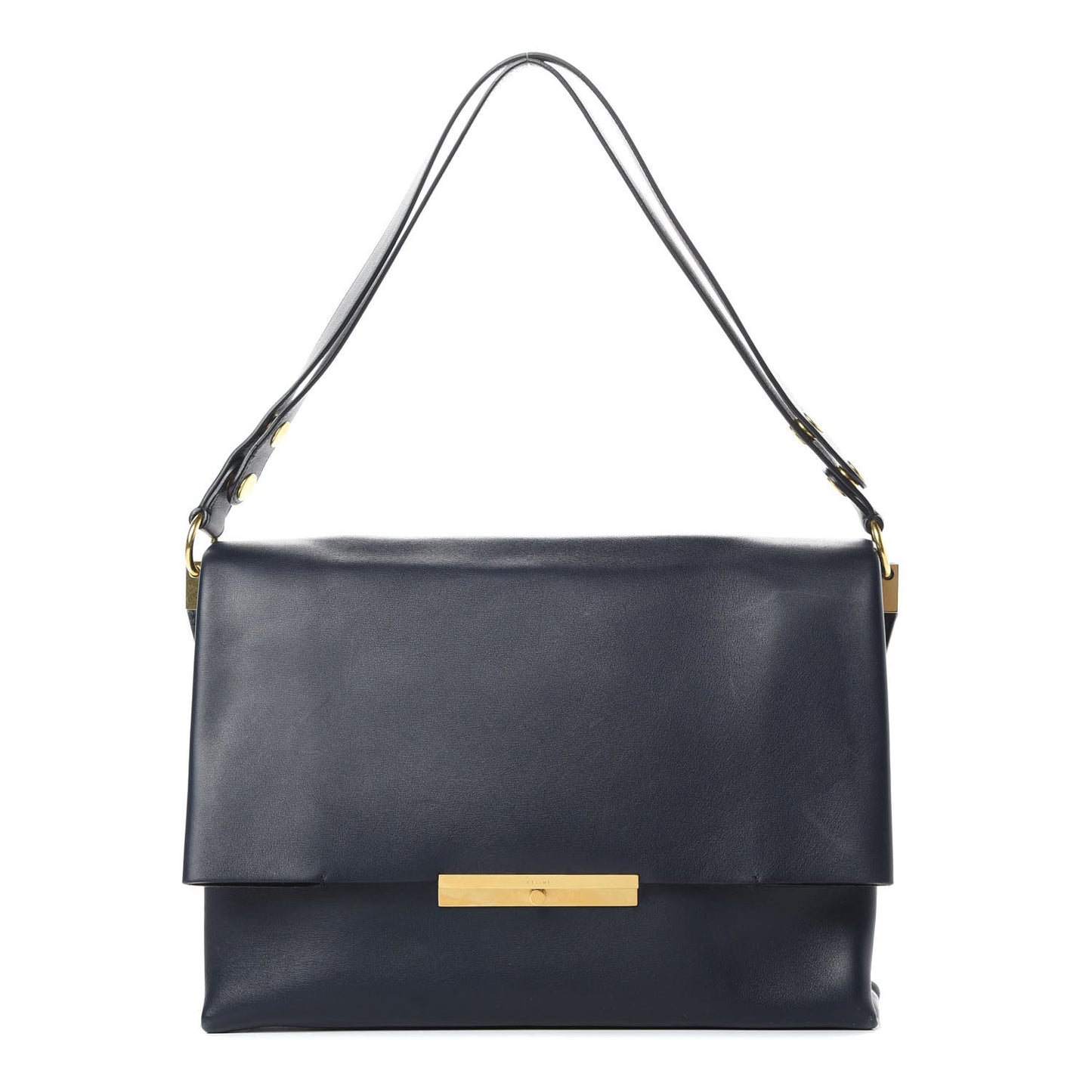 Calfskin Blade Flap Navy