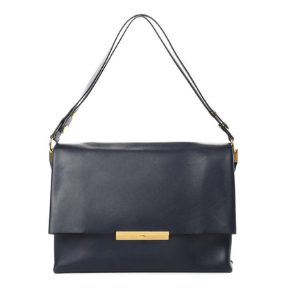 Celine Calfskin Blade Flap Navy 1 of 17