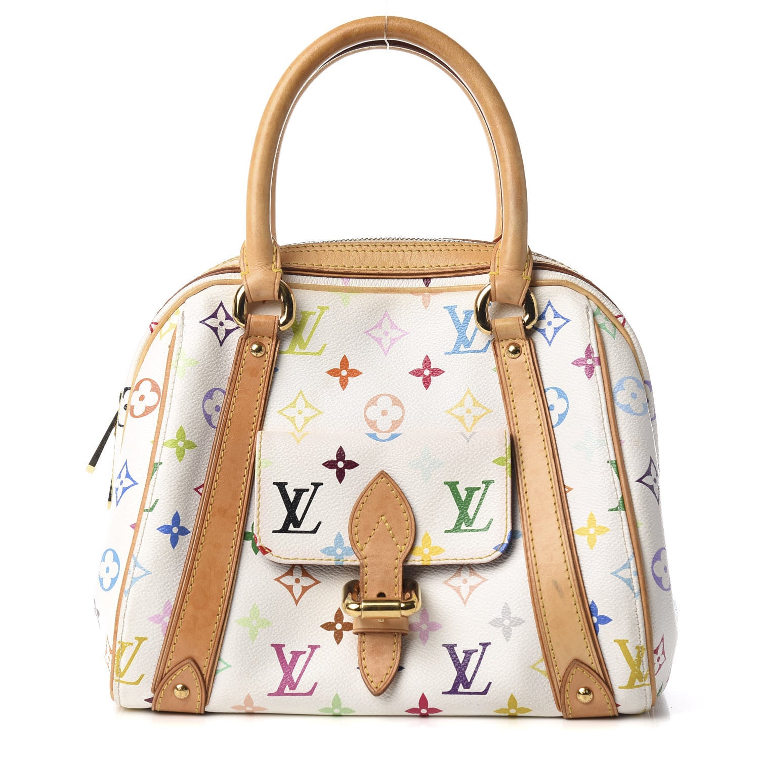 Louis Vuitton Monogram Multicolor Priscilla White 1 of 9
