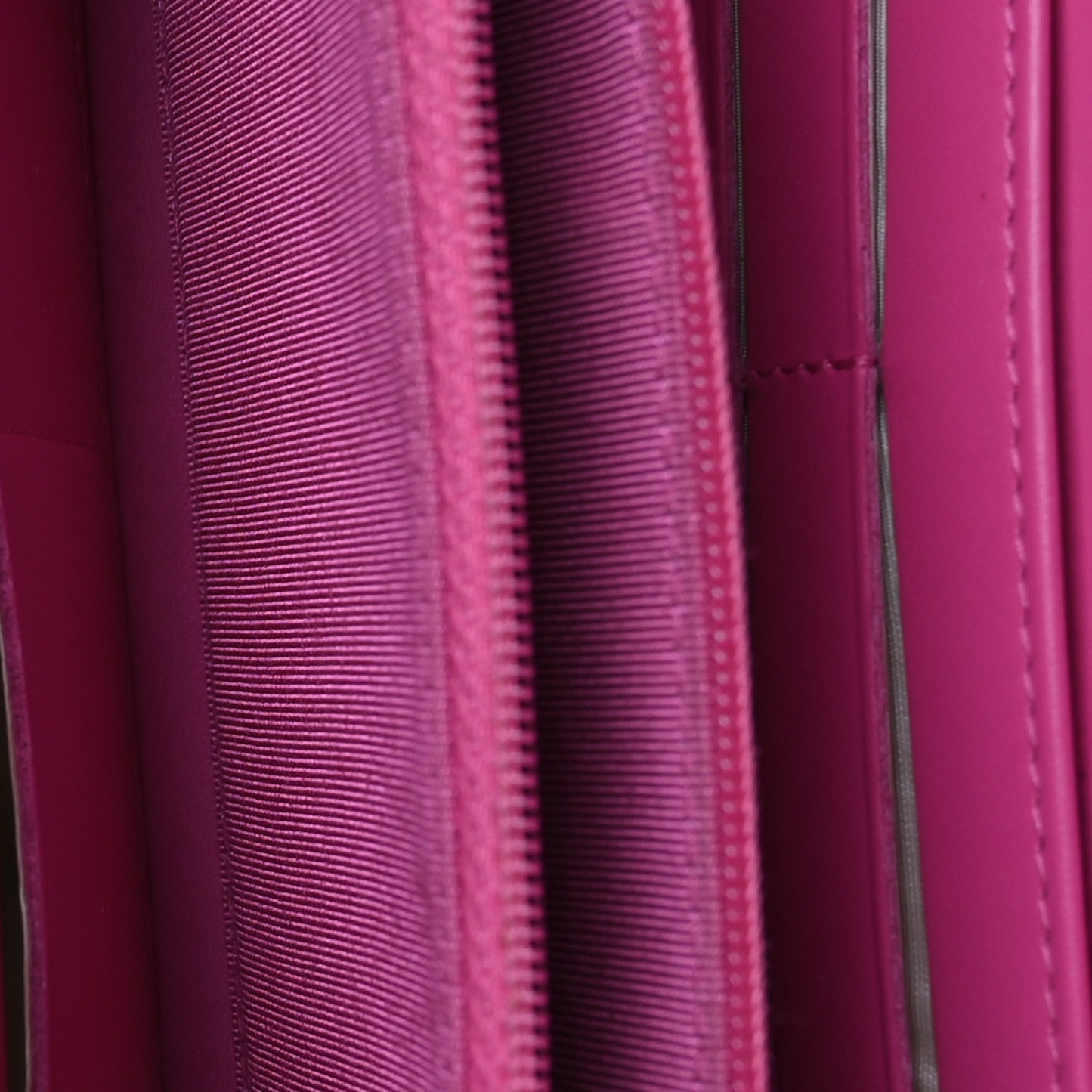 Caviar Quilted Large Gusset Zip Around Wallet Pink