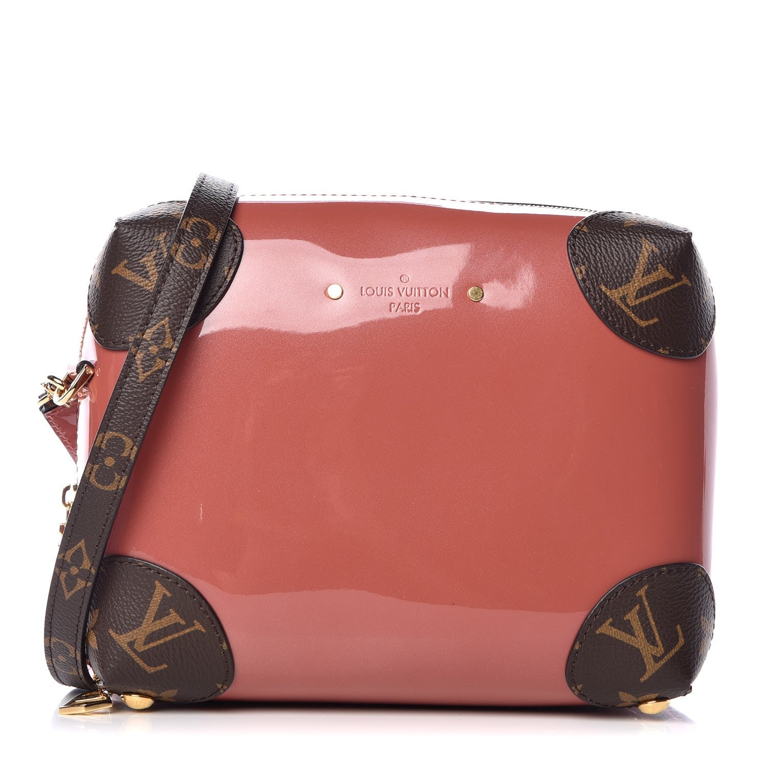 Louis Vuitton Patent Miroir Venice Vieux Rose 1 of 7