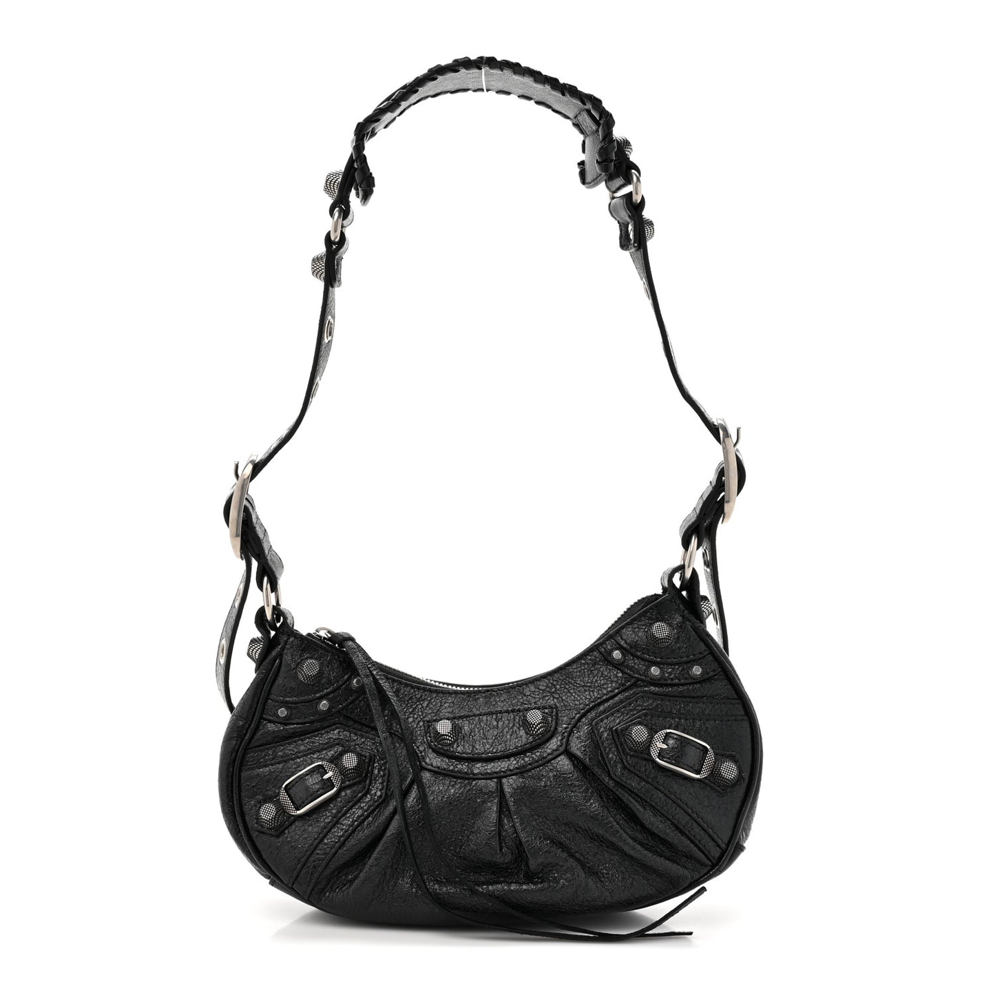 Agneau Arena Le Cagole Shoulder Bag XS Black