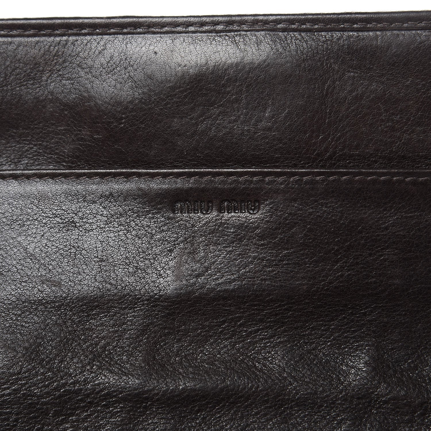 Miu Miu Nappa Matelasse Flap Wallet Argilla 6 of 12