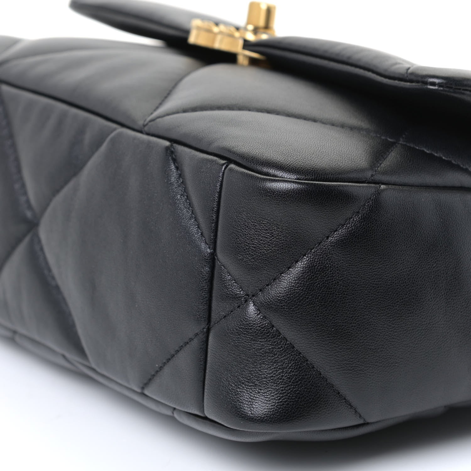 Chanel Lambskin Quilted Medium Chanel 19 Flap Black 6 of 10