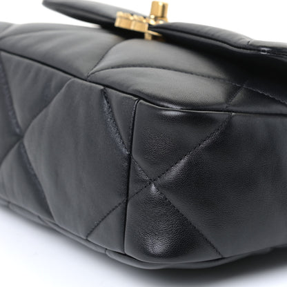 Chanel Lambskin Quilted Medium Chanel 19 Flap Black 6 of 10