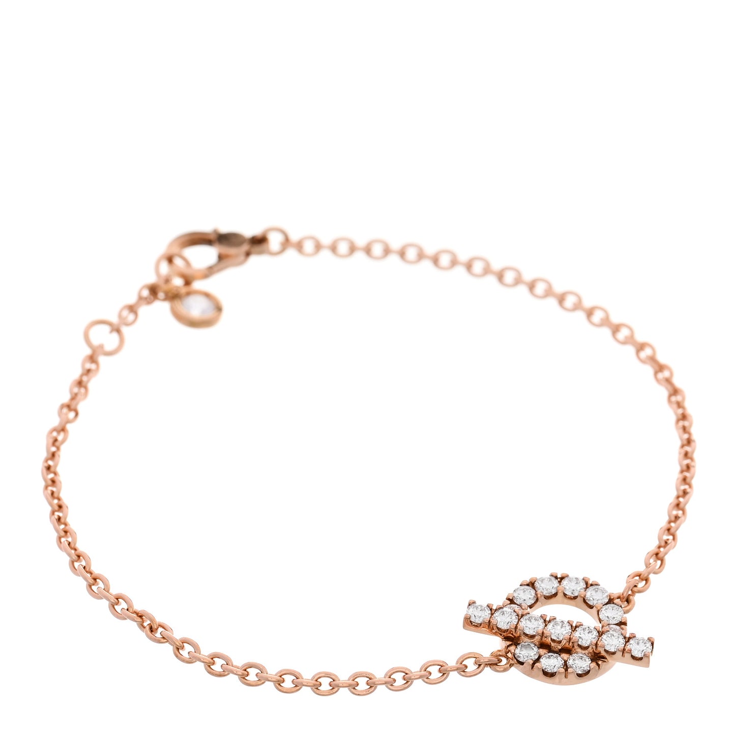 18K Rose Gold Diamond Finesse Bracelet SH