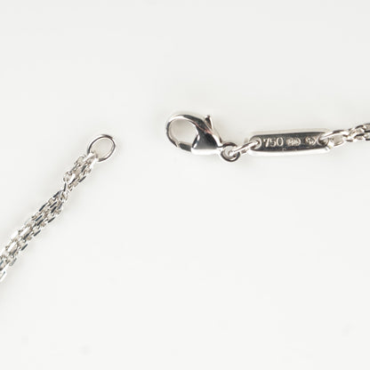 Chopard 18K White Gold Double Chain Necklace 3 of 5