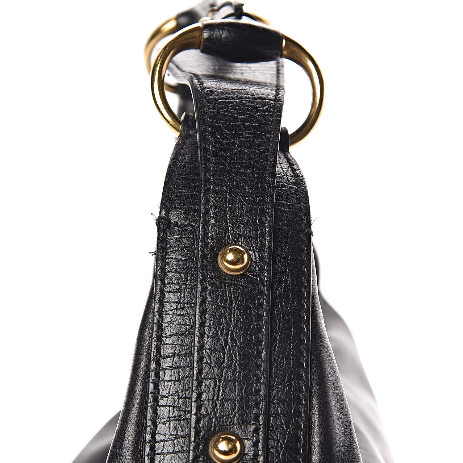 Gucci Calfskin Medium Horsebit Chain Hobo Black 16 of 16