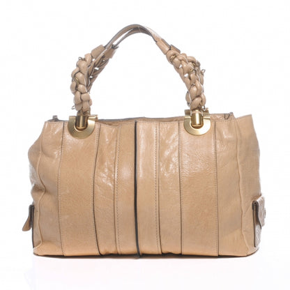 Chloe Leather Heloise Satchel Mastic 1 of 8