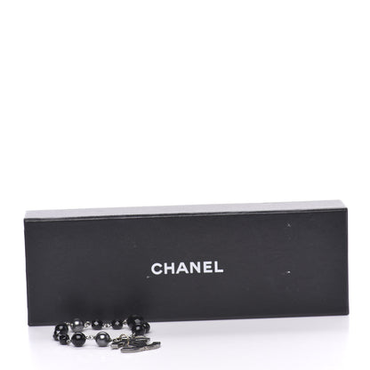 Chanel Ruthenium Bead CC Bracelet Black 4 of 4