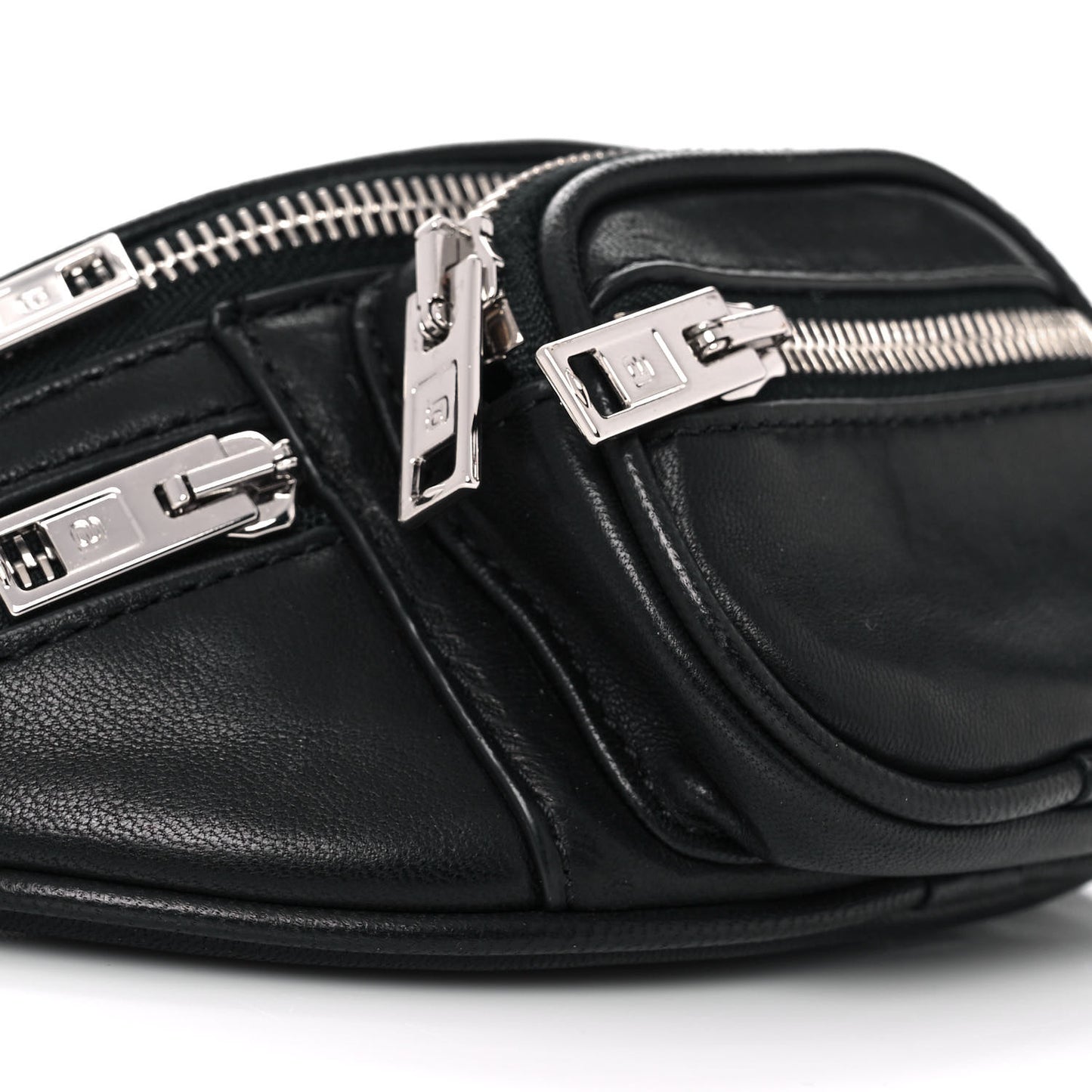 Lambskin Mini Attica Belt Bag Black