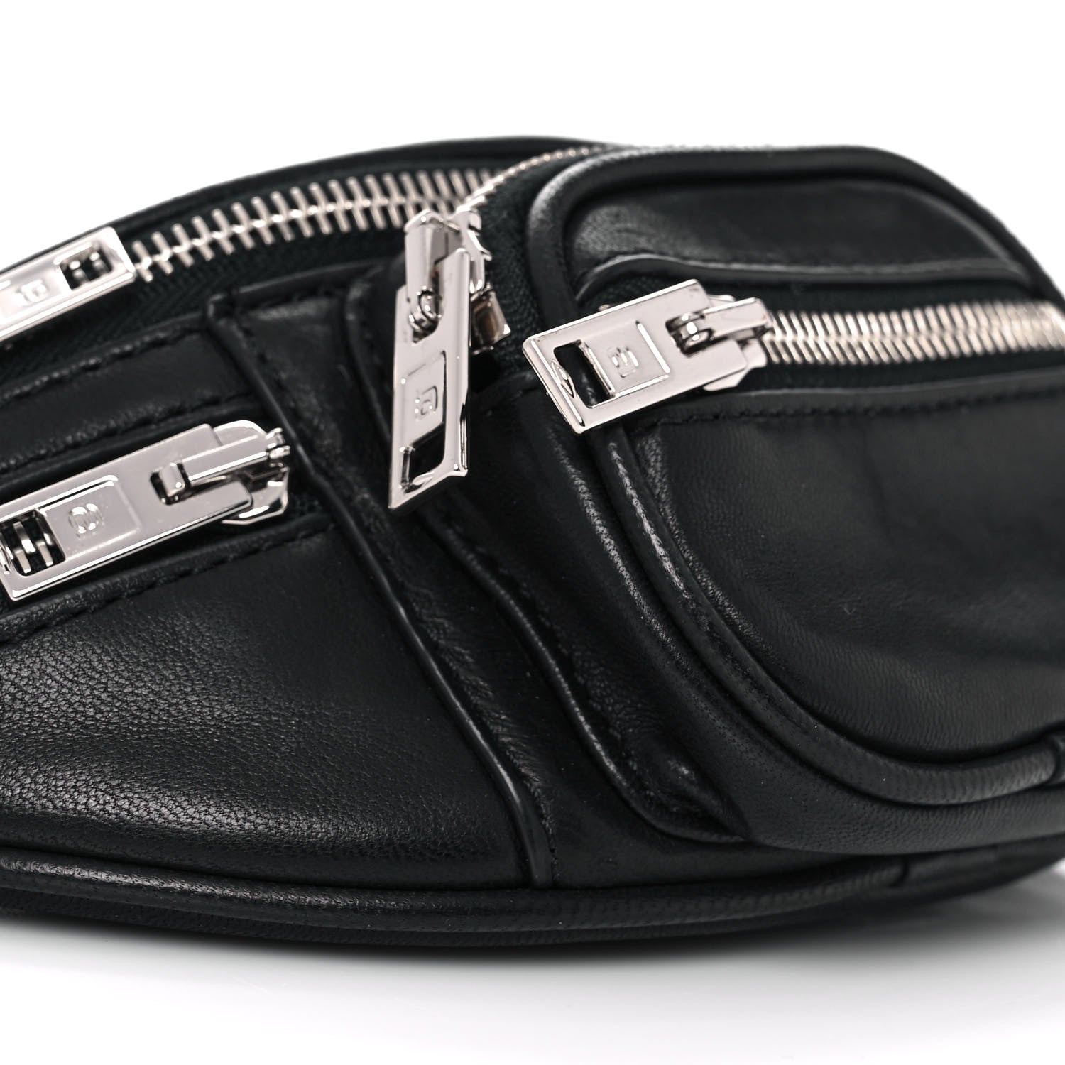 Alexander Wang Lambskin Mini Attica Belt Bag Black 9 of 10
