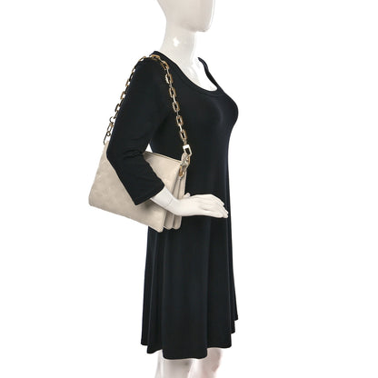 Louis Vuitton Lambskin Embossed Monogram Coussin PM Beige Cream 2 of 9