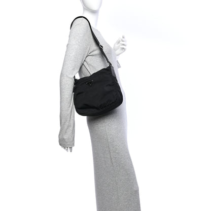 Prada Nylon Vela Messenger Bag Black 2 of 10