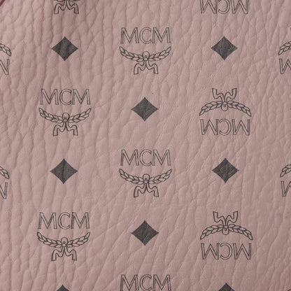 MCM Visetos Liz Shopper Tote Pouch Powder Pink 6 of 8