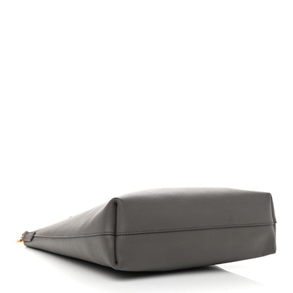 Saint Laurent Calfskin Toy Shopping Tote Earth Grey 4 of 8