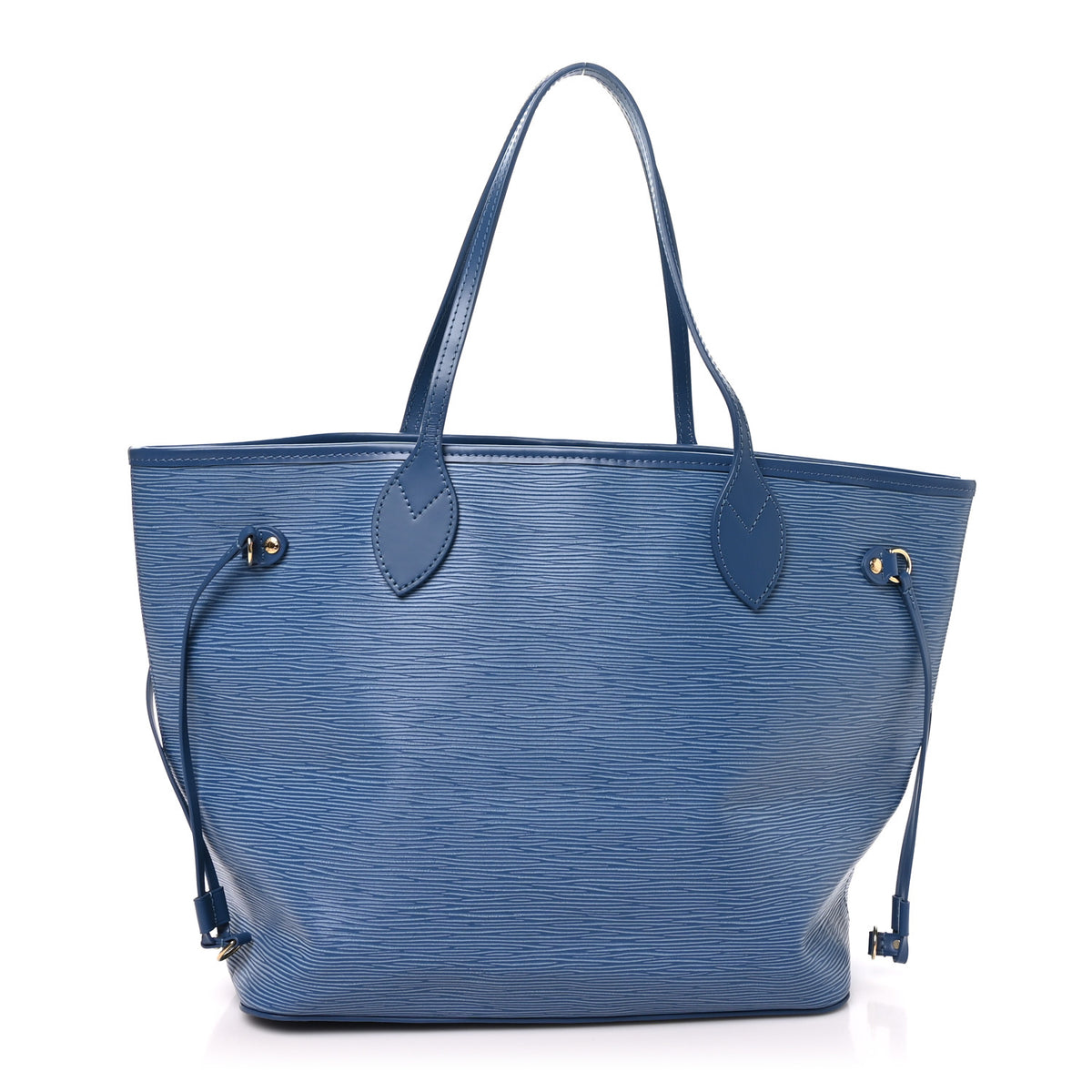 Louis Vuitton Epi Neverfull MM Denim Blue 1 of 10