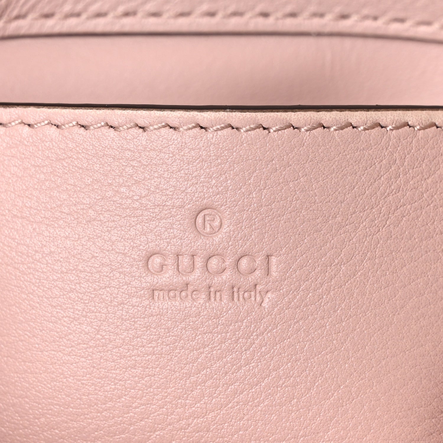 Gucci Roxy Calfskin Web Mini Blondie Shoulder Bag Powder Pink 6 of 10