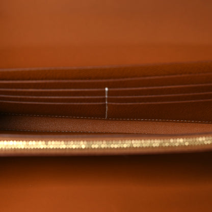 Hermes Epsom Constance Long Wallet To Go Gold 5 of 6