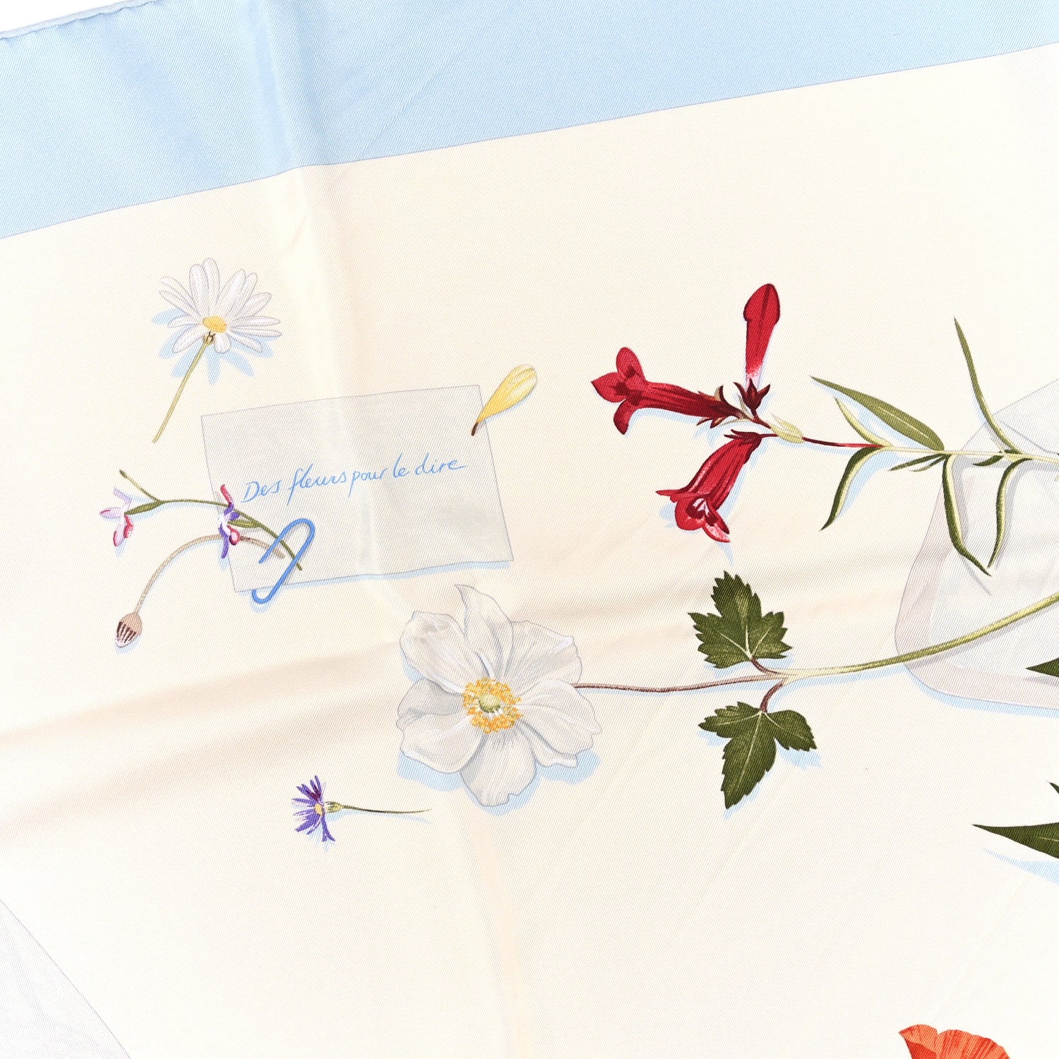Hermes Silk Des Fleurs Pour Le Dire Scarf 90 3 of 7