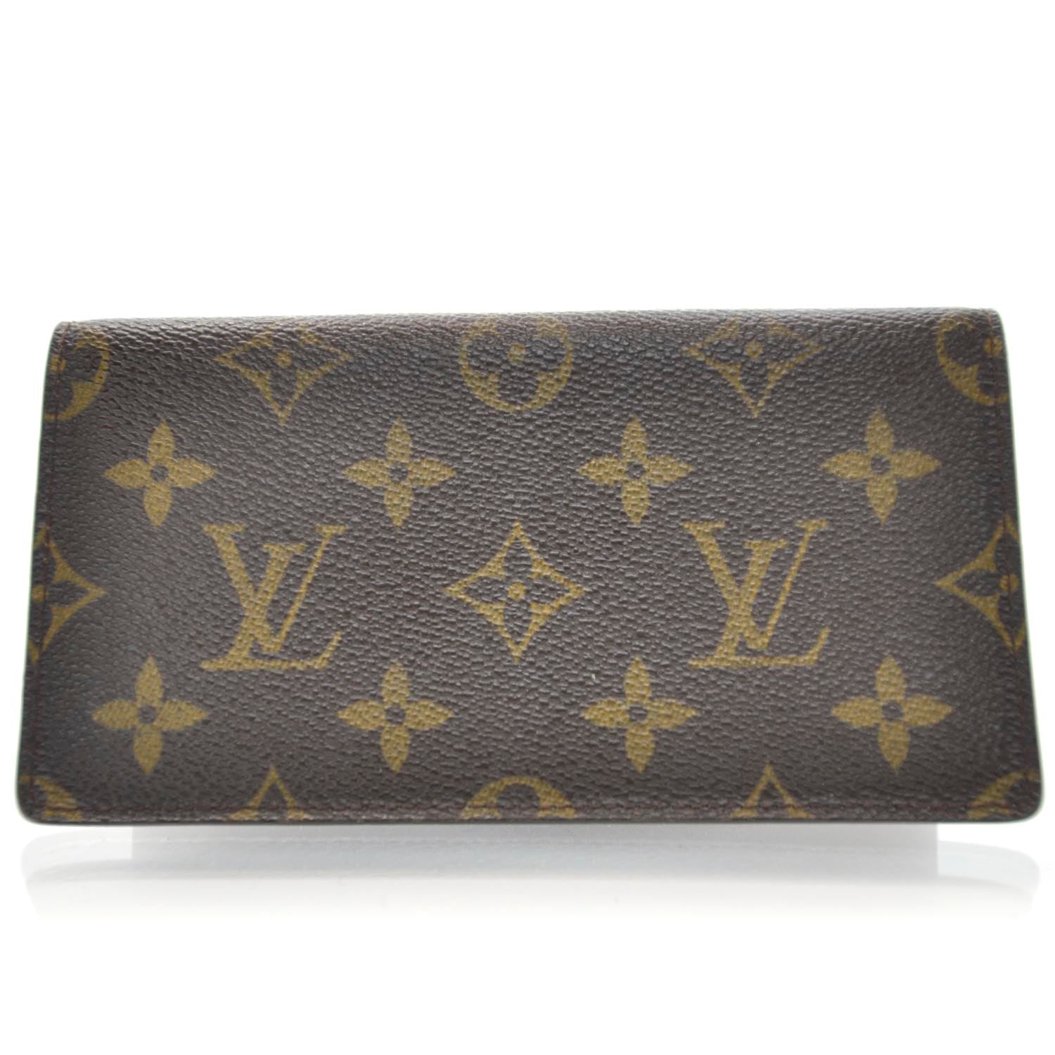 Louis Vuitton Monogram Simple Checkbook Holder Wallet 1 of 6
