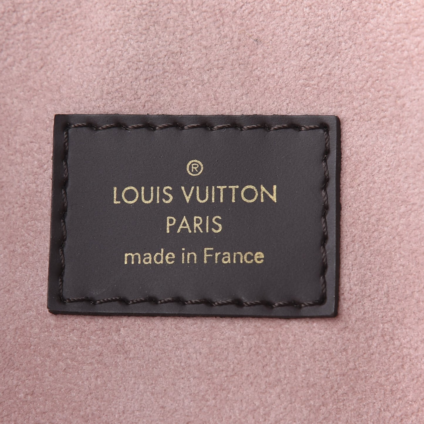 Cuir Taurillon Damier Ebene Normandy Magnolia