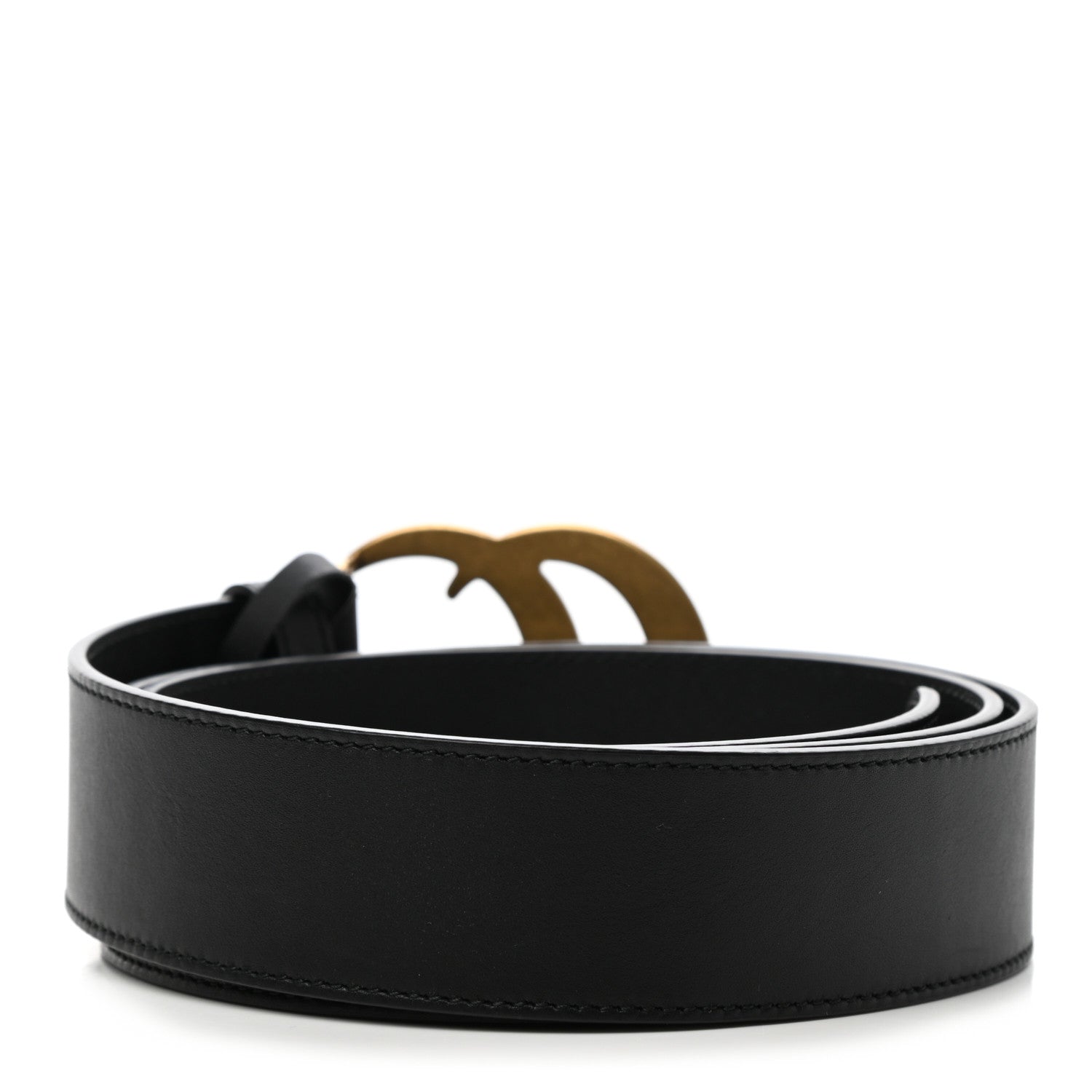Gucci Moon Calfskin Double G 40mm Belt 105 42 Black 2 of 7