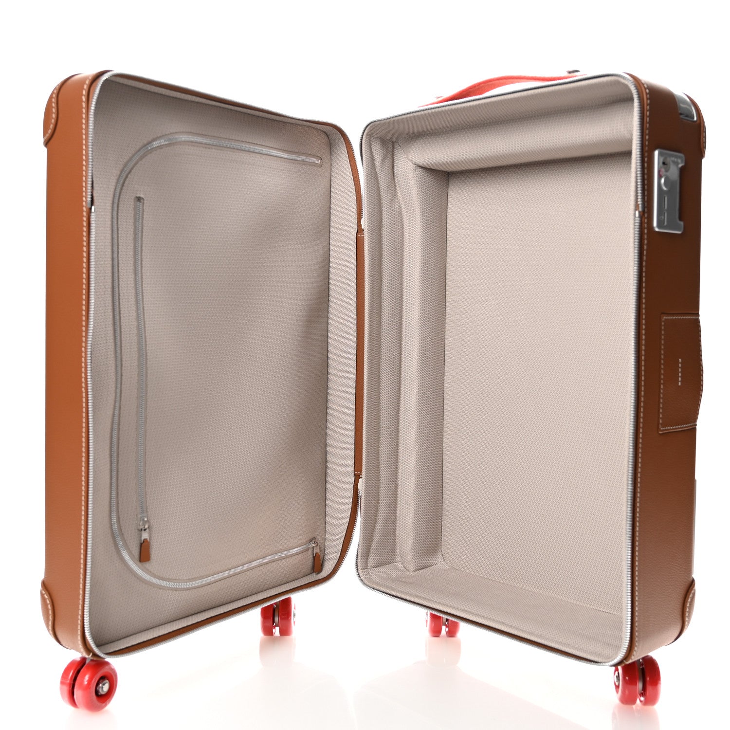 Hermes Canvas Taurillon Regate RMS Rolling Trolley Luggage Multicolor 4 of 9