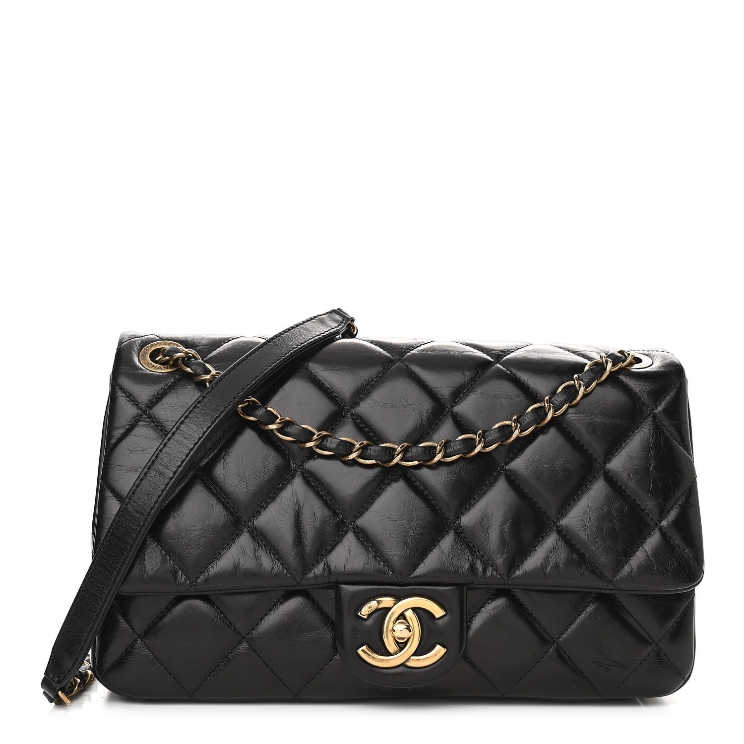Chanel Hot Stamping Calfskin Tale Of Salzburg Flap Black 1 of 9