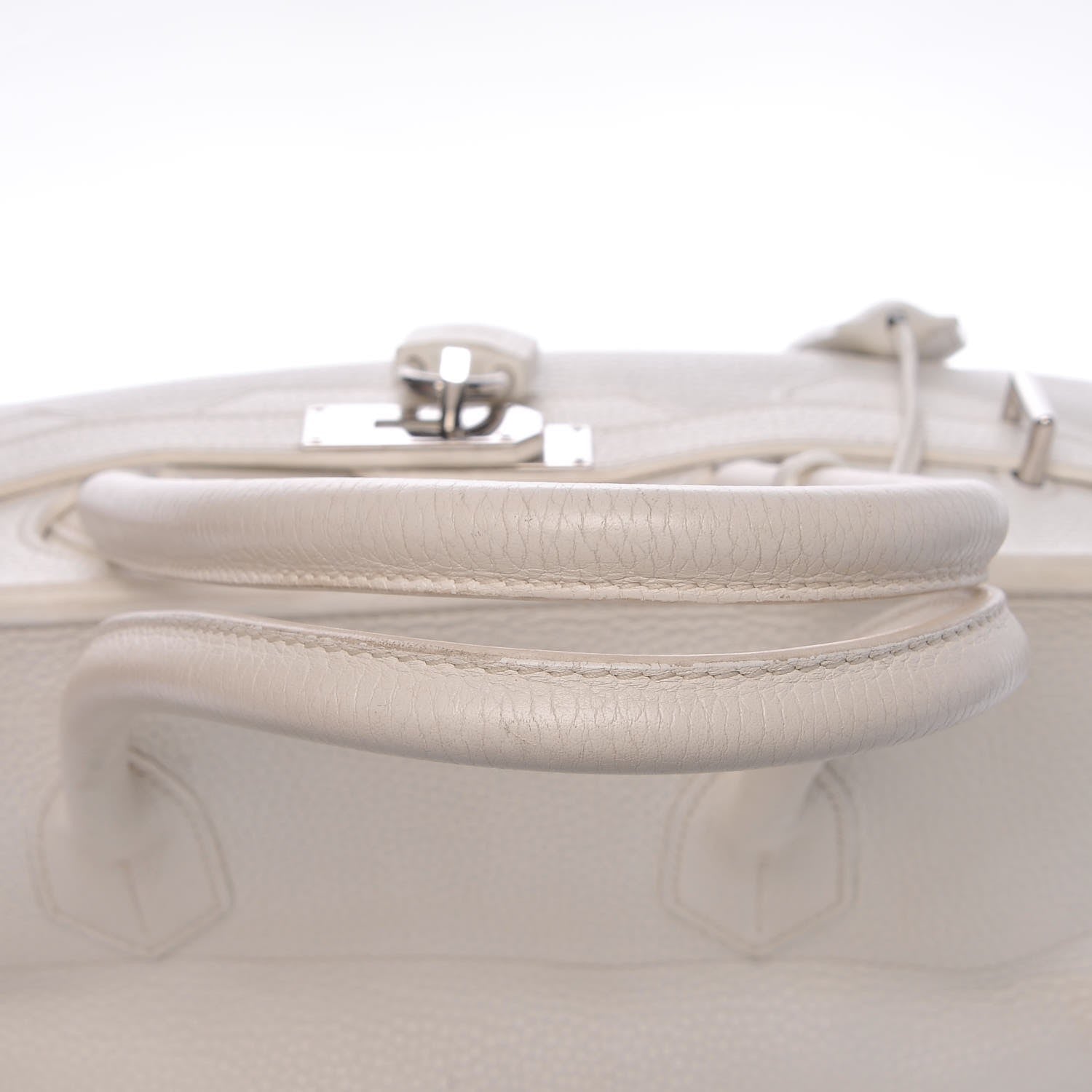 Hermes Taurillon Clemence JPG Birkin 42 White 24 of 33